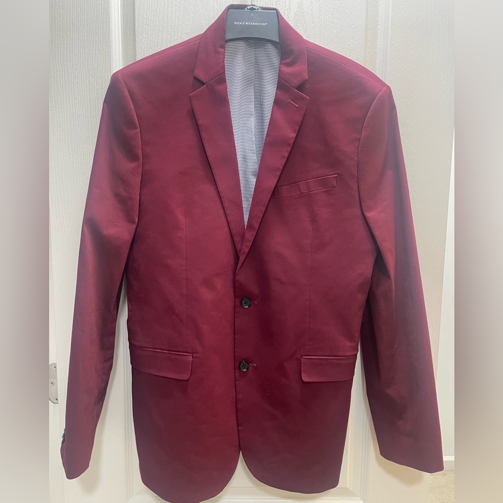 Express Maroon Men's Blazer